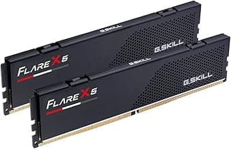 G.SKILL Flare X5 Series (AMD Expo & Intel XMP 3.0) DDR5 RAM 32GB (2x16GB) 6000MT/s CL36-36-36-96 1.35V Desktop Computer Memory UDIMM - Matte Black (F5-6000J3636F16GX2-FX5)