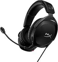 HyperX Cloud Stinger 2 – Gaming Headset, DTS Headphone:X Spatial Audio, Lightweight Over-Ear Headset with mic, Swivel-to-Mute Function, 50mm Drivers, PC Compatible, Black