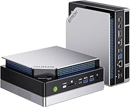 GMKtec EVO-X2 AI Mini PC AMD Ryzen Al Max+ 395 (up to 5.1GHz) Mini Gaming Computers, 64GB LPDDR5X 8000MHz (8GB*8) 1TB PCIe 4.0 SSD, Quad Screen 8K Display, WiFi 7 & USB4, SD Card Reader 4.0