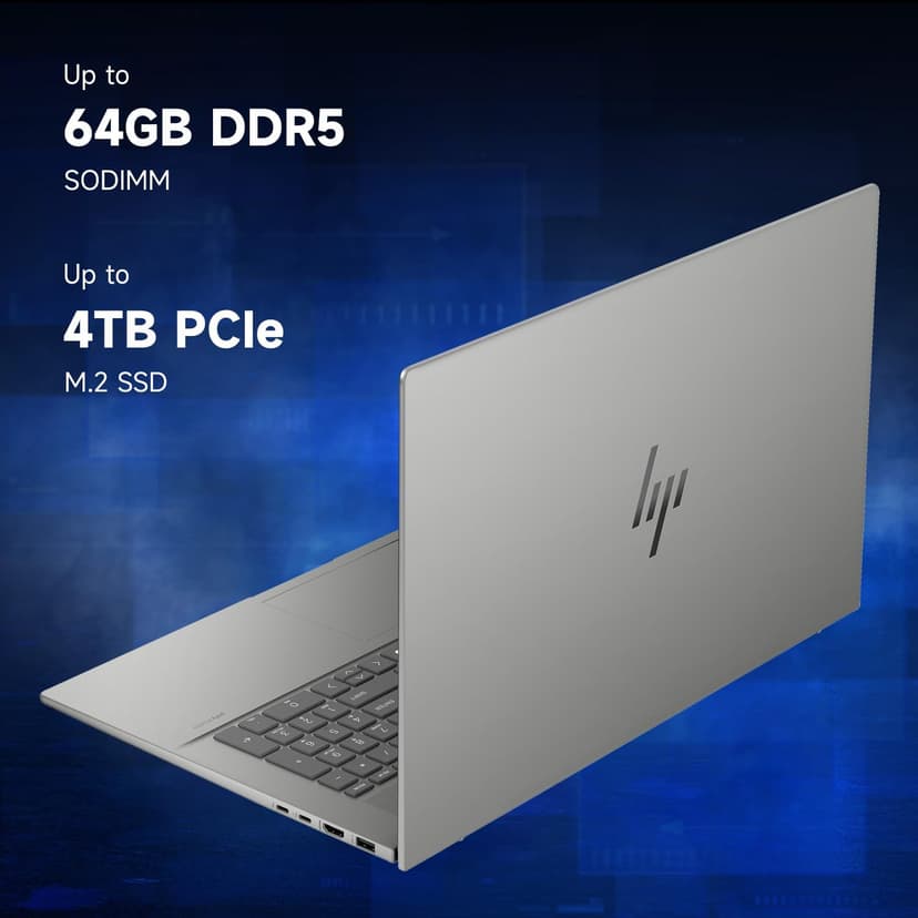 HP 2025 Envy Next Gen Copilot AI Ready Business Laptop, 17.3" UHD Display, Intel Core Ultra 7 155U, GeForce RTX 3050, 64GB DDR5 RAM, 2TB SSD, Backlit KB, Wi-Fi 7, W11P, ADATA 512 External SSD Bundle