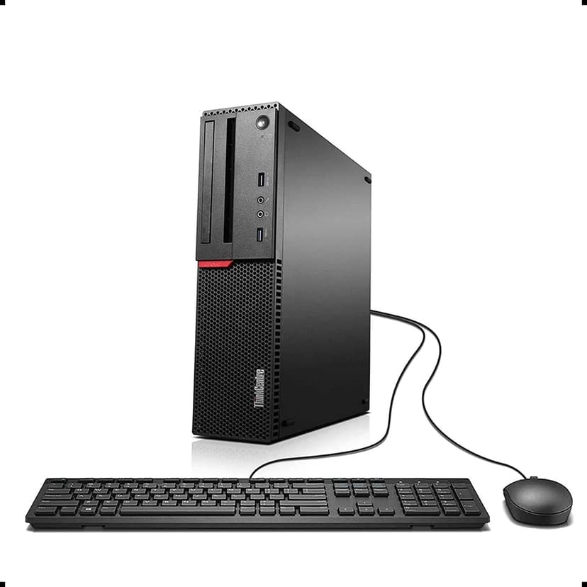 Lenovo ThinkCentre M700 SFF Desktop Computer, 6th Gen Dual Core 6100, up to 3.7 GHz, 16GB DDR4 RAM 1TB SSD, DisplayPort, VGA, Keyboard and Mouse, WiFi, BT, Windows 11 Pro (Renewed)