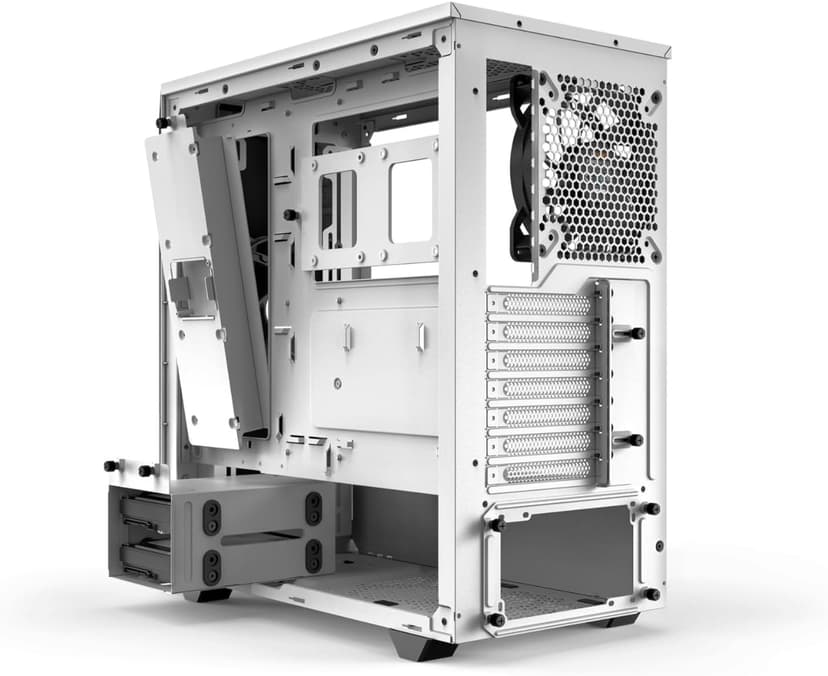 be quiet! Pure Base 500 ATX Midi Tower PC Case | Two Pre-Installed Silent Wings 2 Fans| White | BG035