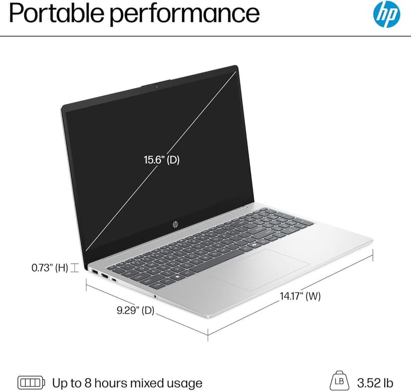 HP Laptop Computer 15.6" Touchscreen for Student Home Study and Business, 32GB DDR4 RAM, 1TB PCIe SSD, WiFi 6, Bluetooth 5.3, Windows 11 Pro, Intel i3-1315U (Beat i5-1155G7), BEF-ectoy USB C Hub
