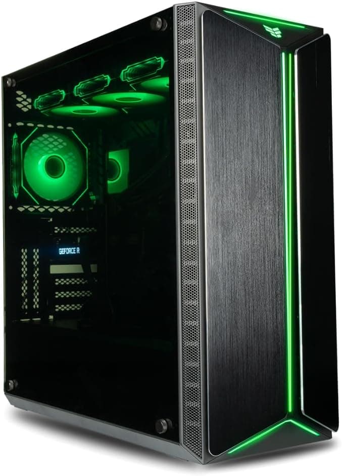 Mantis V2 Gaming Desktop PC (NVD GeForce RTX 5060 TI, Intel 24-Core Ultra 9 285K Processor, 32GB DDR5 RAM, 2TB NVMe SSD, WaterCooled, WiFi 6E + BT, Windows 11 Pro) PreBuilt RGB Gamer Computer