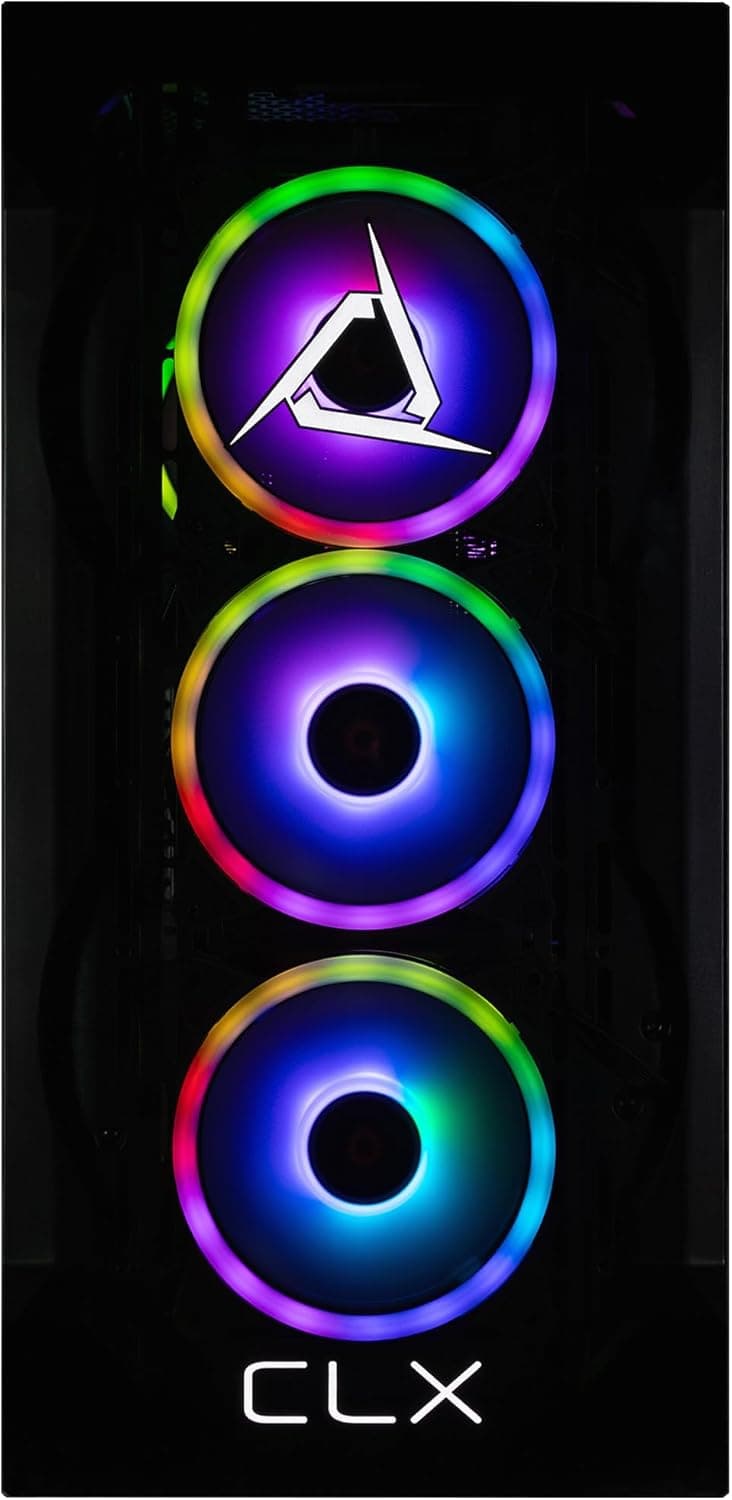 CLX Gaming PC - Intel Core i9 14900KF 3.2GHz, GeForce RTX 4070 Super, 1TB NVMe M.2 SSD, 4TB HDD, 32GB DDR5 RGB Memory, 360mm AIO, WiFi, Windows 11 Home, Black