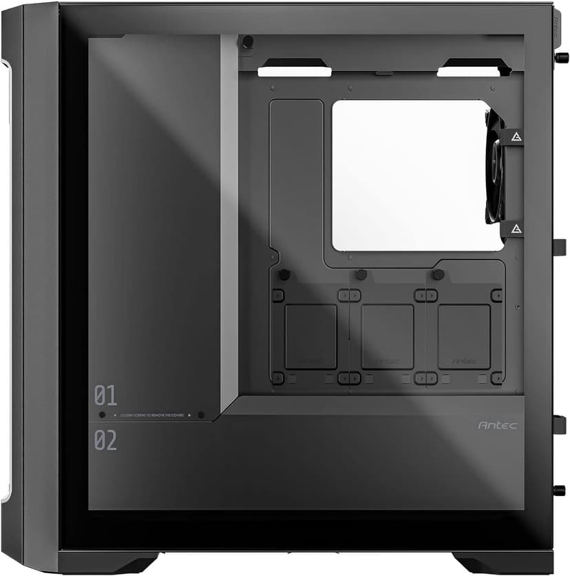 Antec Performance 1 FT, Full Tower, RTX40 Fully Compatible, Temp Display, 4 x Storm T3 PWM Fans, Type-C, Dual TG Side Panels, Removable Top Bracket, High Airflow Mesh Front Panel, E-ATX PC Gaming Case