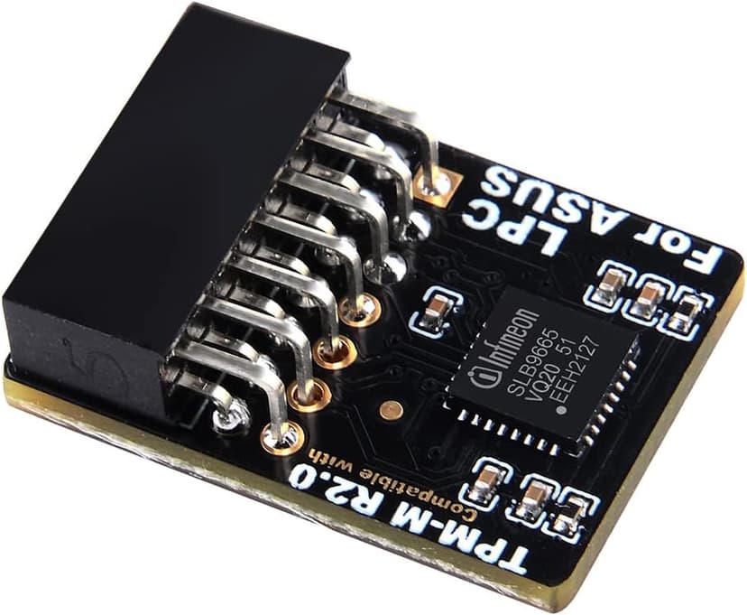 TPM2.0 Module LPC 14Pin Module with Infineon SLB9665 for ASUS Motherboard Compatible with TPM-M R2.0