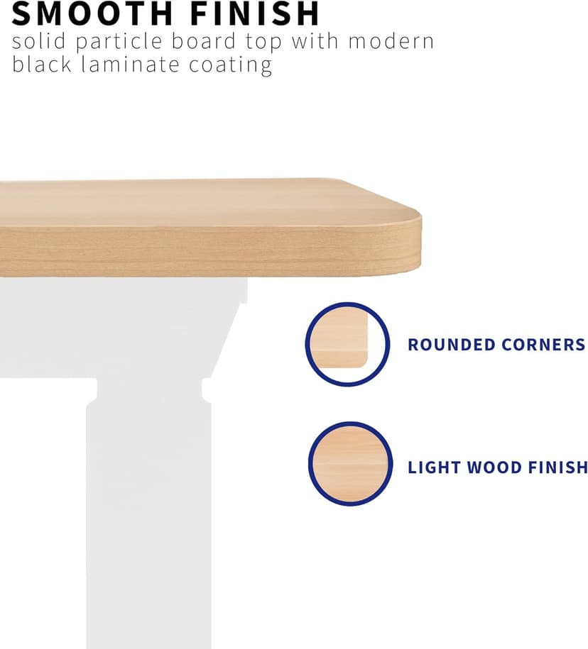 VIVO Universal 71 x 36 inch Table Top for Standard and Sit to Stand Height Adjustable Home and Office Desk Frames, Light Wood Extra-Wide Desktop, DESK-TOP72-36C