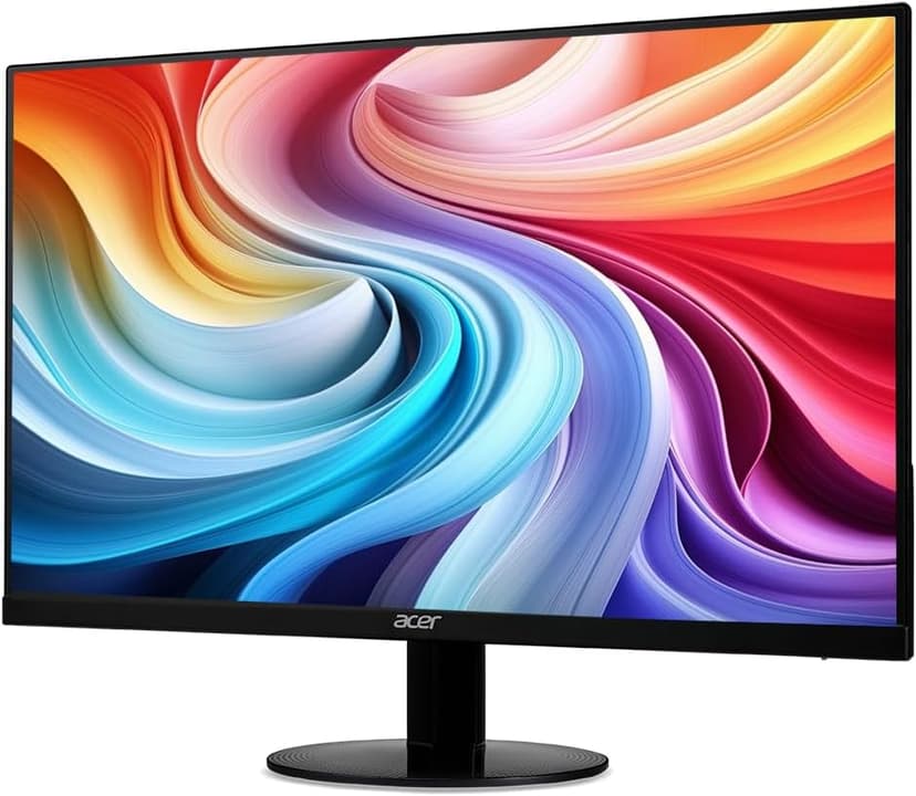 acer SB240Y G0bi 23.8" IPS Full HD Ultra-Slim Edge-to-Edge Gaming Office Monitor | Adaptive-Sync Support (FreeSync Compatible) | Up to 120Hz Refresh | 1ms (VRB) | Tilt | HDMI & VGA Ports | Black