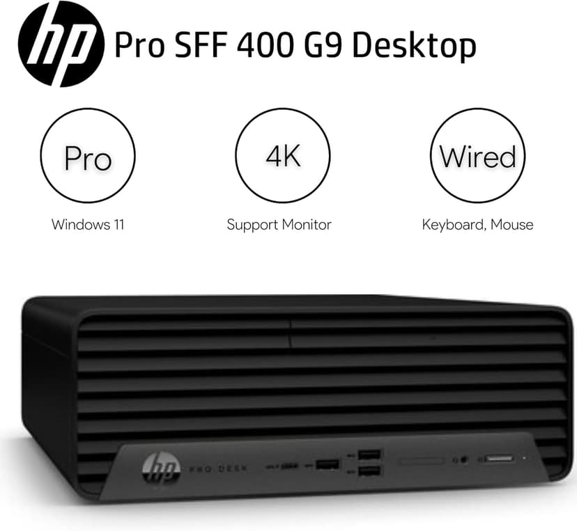 HP Core i9 Desktop Computer, 64GB RAM, 1TB SSD | SFF Small Form Factor, Intel Core i9 16-Core Processor, Type-C, HDMI, DisplayPort, Wired Keyboard and Mouse, Windows 11 Pro