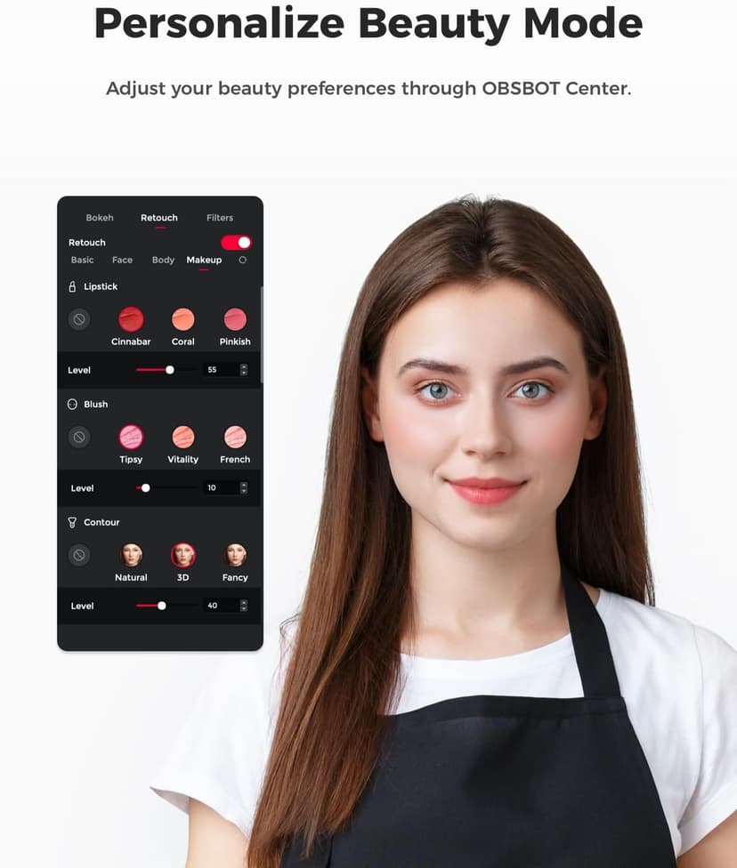 OBSBOT Meet SE 1080P 100FPS Webcam for PC, AI Framing Streaming Camera with 1/2.8" Sensor, Beauty Mode, Gesture Control, DOL HDR, Web Camera for Desktop Computer, Laptop,Meeting, etc. (Space Grey)