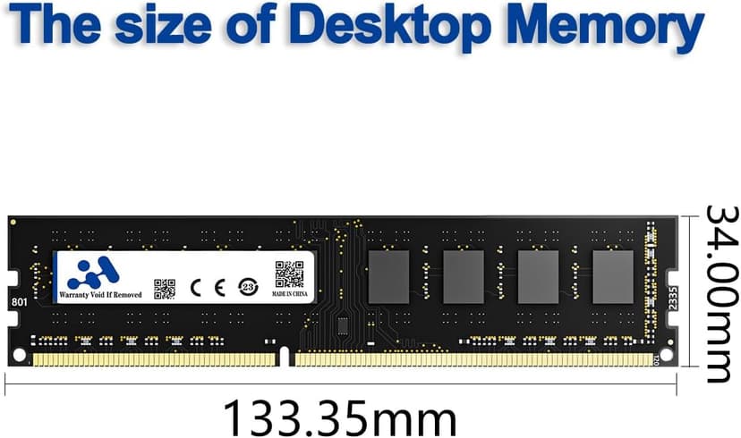 RAM DDR4 16GB 3200MHZ, PC4-25600 CL22 288PIN Desktop Memory 1.2V Non-ECC Unbuffered Intel AMD Compatible DIMM Computer PC Memory(Only Support Desktop)