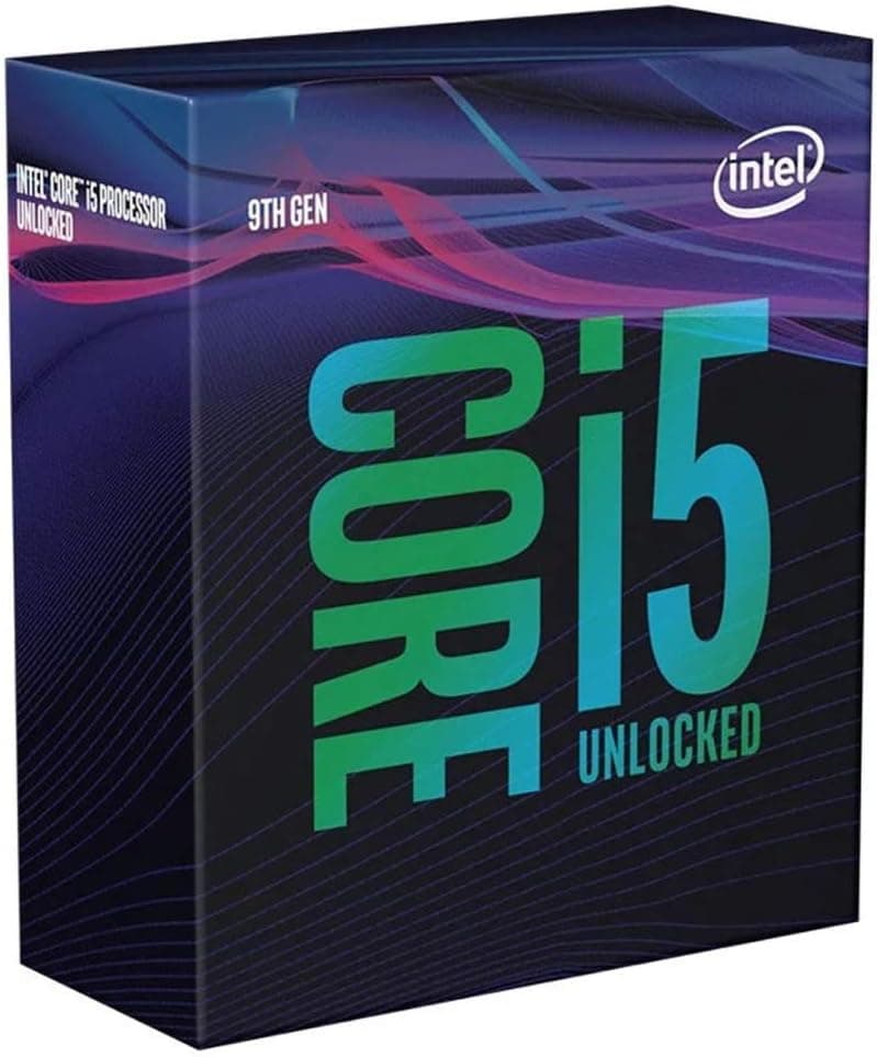 Intel Core i5-9600K Desktop Processor 6 Cores up to 4.6 GHz Turbo unlocked LGA1151 300 Series 95W, BX80684I59600K