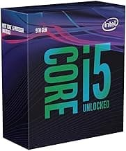 Intel Core i5-9600K Desktop Processor 6 Cores up to 4.6 GHz Turbo unlocked LGA1151 300 Series 95W, BX80684I59600K