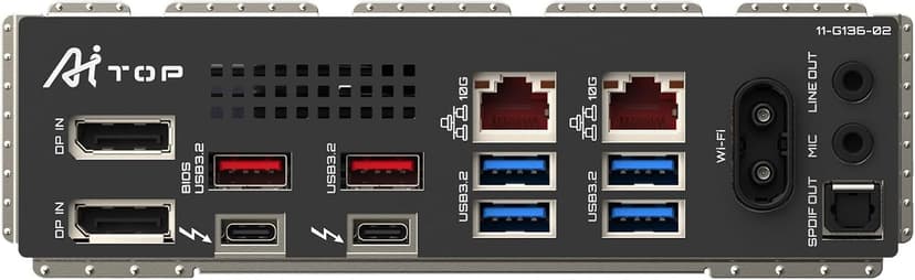 GIGABYTE W790 AI TOP Intel Xeon W Processor Motherboard (LGA4677), E-ATX, DDR5, 6X M.2, PCIe 5.0, Thunderbolt 4, WIFI7, 10GbE LAN, EZ-Latch