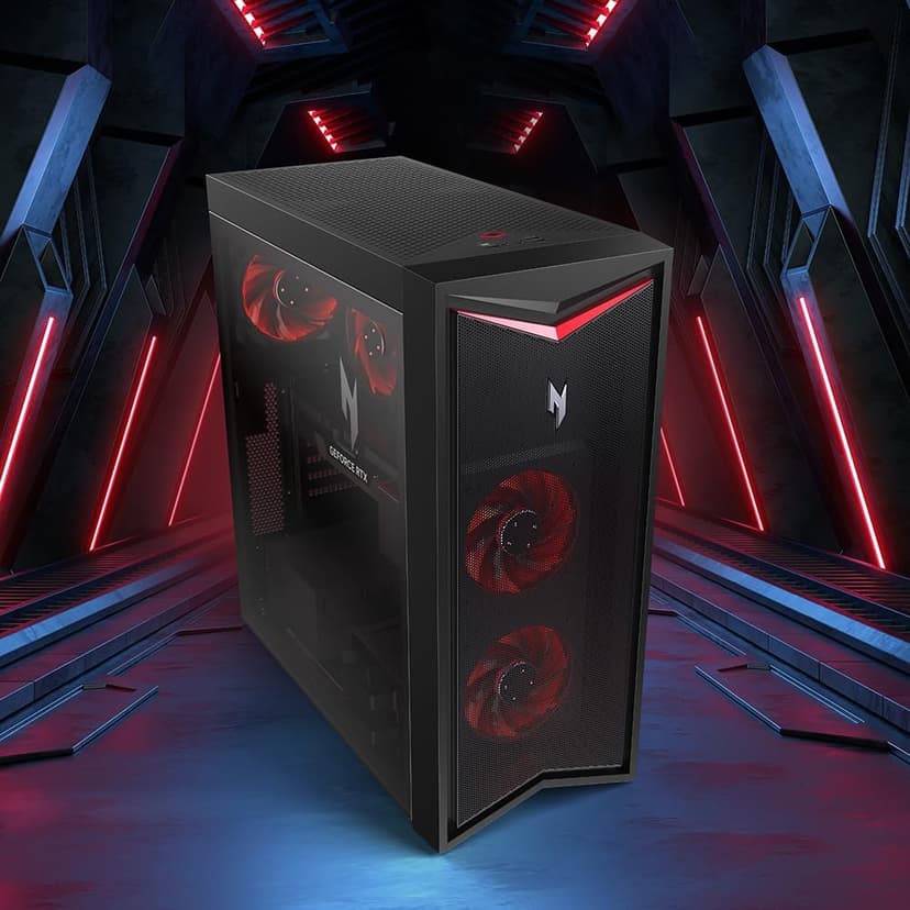 Acer Nitro 70 N70-130-UR13 Gaming Desktop | AMD Ryzen 9 7900 12-Core Processor | NVIDIA GeForce RTX 4070 | 32GB DDR5 4800MHz | 1TB PCIe Gen 4 SSD | Wi-Fi 6E | Windows 11 Home