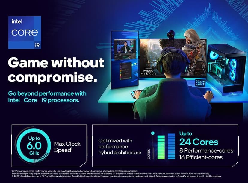 MICRO CENTER CPU Motherboard Combo - Intel i9-14900K 14th Gen 24-Cores LGA 1700 Desktop Processor with ASUS Z790 Gaming WIFI7 Motherboard