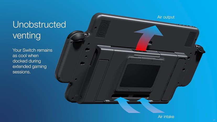 Orion Portable Monitor - 11.6" HD IPS Gaming Display & Dock for Nintendo Switch, Compatible with HDMI Consoles, Xbox, PS5, Mobile Gaming Devices - Stereo Speakers, Ergo Handles