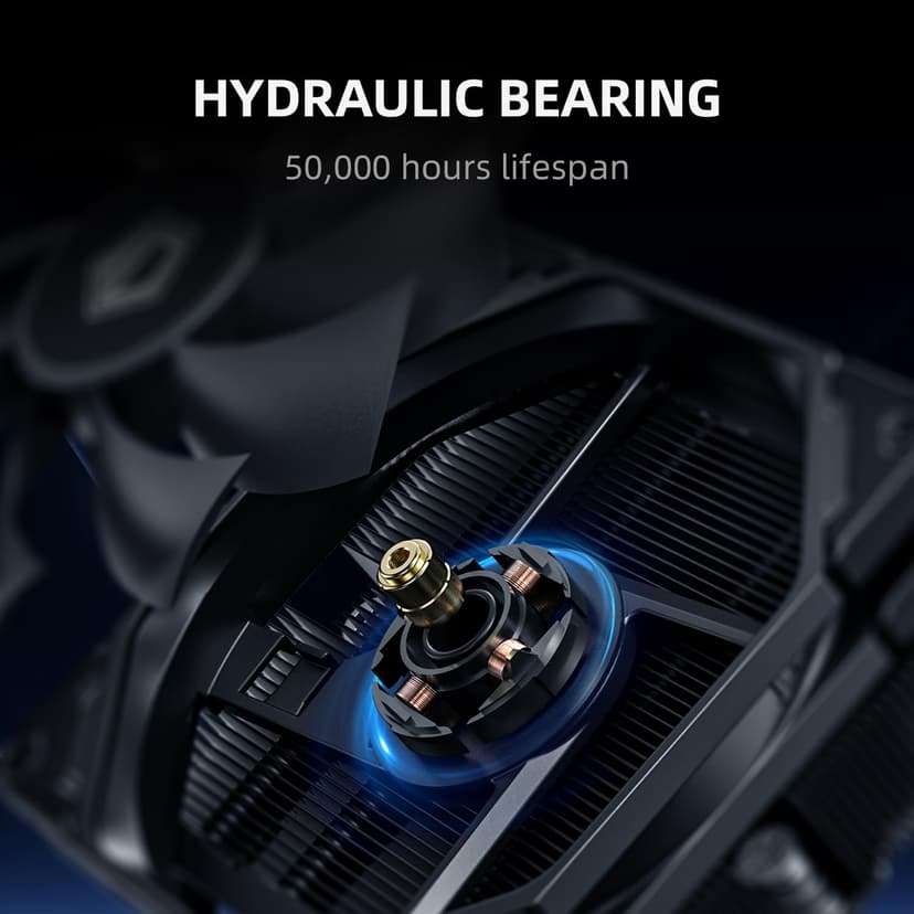 ID-COOLING IS-40-XT Black - 47mm Height Low Profile CPU Cooler, 4 Direct-Contact Heat Pipes Air Cooler for HTPCs, ITX, and Small Form Factor Builds, 92×92×15mm Slim Fan, Support Intel & AMD Socket