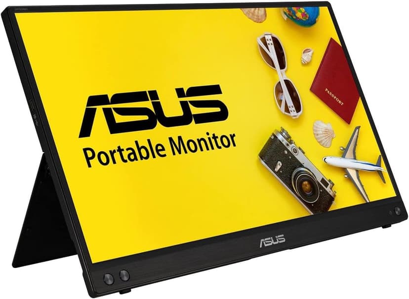 ASUS ZenScreen 15.6” 1080P Portable Monitor (MB16ACV) - Full HD, IPS, Eye Care, Flicker Free, Blue Light Filter, Kickstand, USB-C Power Delivery, for Laptop, PC, Phone, Console