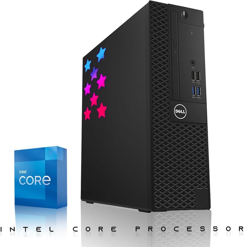 Dell Desktop PC Gaming Bundle - Core i7, 16GB RAM, 1TB SSD, 27-inch Curved Monitor, GT 1030, RGB Keyboard with AI-Enhanced Copilot Key and Mouse, RGB Headphone, Webcam, Wi-Fi, Win 11 Pro (Renewed)