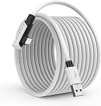 16 Feet Link Cable for Quest 3S,VR Cable Compatible with Meta Quest 3S/Quest 3/Oculus Quest 2/Pico 4 Accessories and PC/Steam VR,16FT USB 3.0 to USB C Link Cable High Speed Data Transfer Link Cord