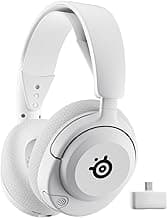 SteelSeries Arctis Nova 5P Wireless Multi-System Gaming Headset — White — Neodymium Magnetic Drivers — 100+ Audio Presets — 60 HR Battery — 2.4GHz or BT — Gen2.X Mic — PS5, PS4, PC, Switch, Mobile