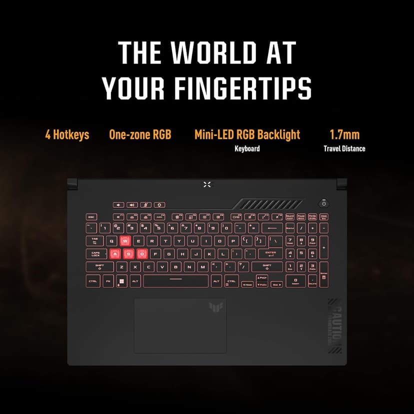 ASUS TUF F15 Gaming Laptop RTX 4070 - Intel Core i7-13620H - 15.6 FHD IPS Display - RGB BacklitRGB Backlit Keyboard - 64GB DDR5 RAM - 4TB PCIe SSD - Windows 11 - Thunderbolt4 - HDMI Cable