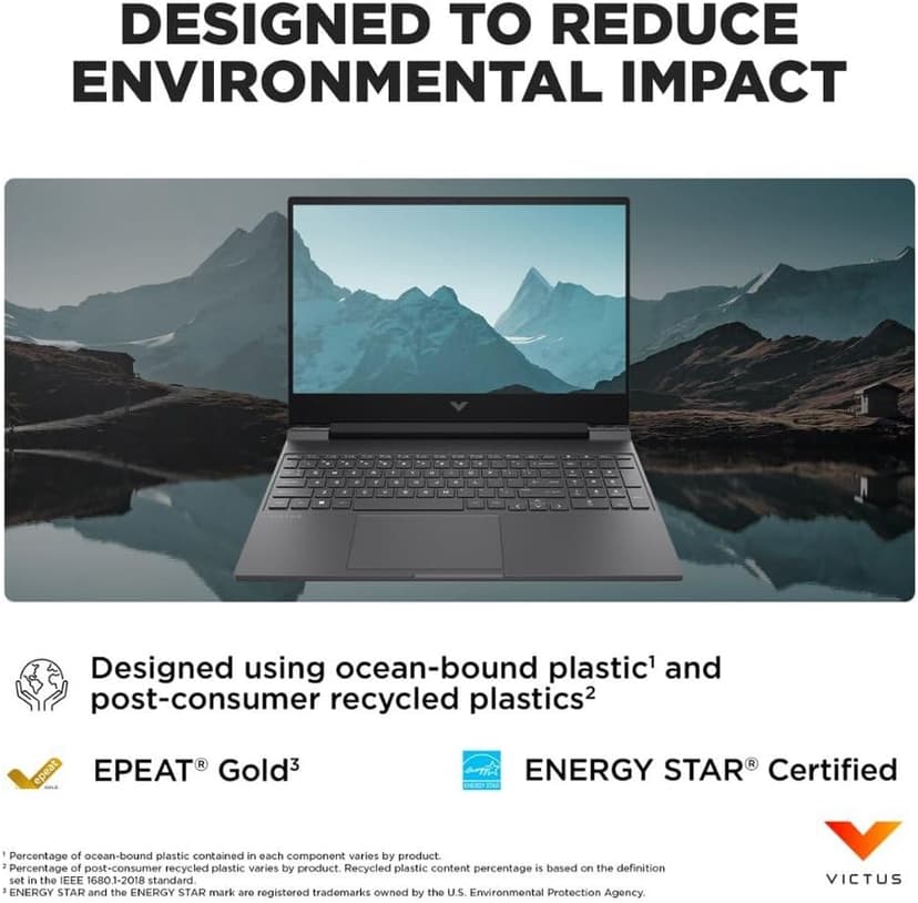 HP Victus 15.6" 144Hz FHD Gaming Laptop,AMD Ryzen 5 7535HS,16GB DDR5 RAM,512GB SSD,AMD Radeon RX 6550M,Beats RTX 2050,Backlit Keyboard,Windows11 Pro, Mica Silver