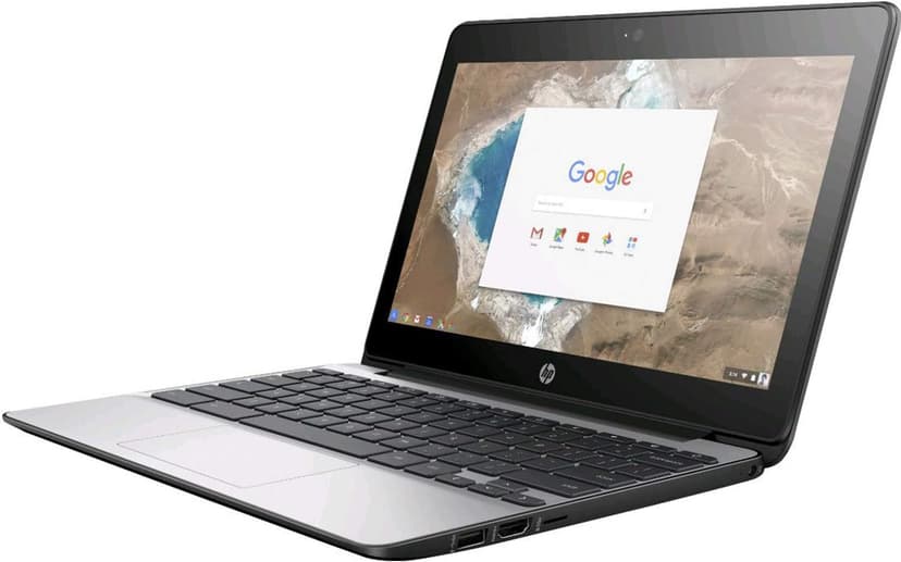 HP 11 G5 Chromebook 11.6'' Laptop Intel Celeron N 1.60GHz 4GB 16GB SSD - 1FX82UT, Black (Renewed)