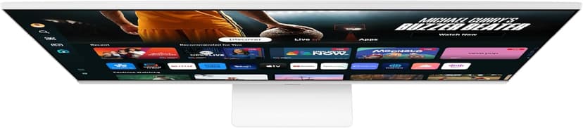 SAMSUNG 32-Inch M7 (M70D) Series 4K UHD Smart Monitor with Streaming TV, Speakers, HDR10, USB-C, Multiple Ports, Gaming Hub, SolarCell Remote, Vision Accessibility Tools, LS32DM703UNXZA, 2024, White