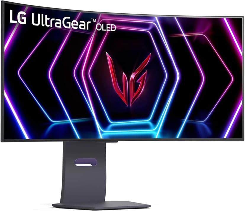 LG 39" Ultragear OLED Curved Gaming Monitor - WQHD 240Hz, 0.03ms, NVIDIA G-Sync Compatible, 800R Curvature, USB Type-C, DisplayHDR True Black 400