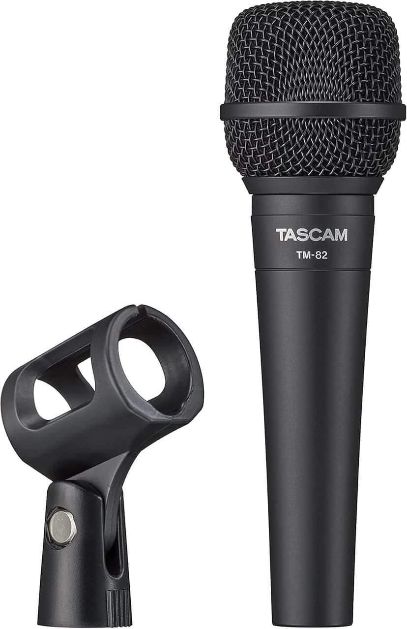 TASCAM TM-82 Dynamic Microphone for Vocals and Instruments