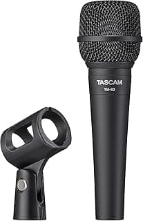 TASCAM TM-82 Dynamic Microphone for Vocals and Instruments