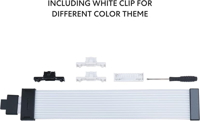 Lian Li Strimer Wireless 16 Pin - Addressable RGB Power Extension Cable with Wireless Control - 12 LED Strip - Wireless Controller NOT Included; a Controller is Required for use (PW16-121W)