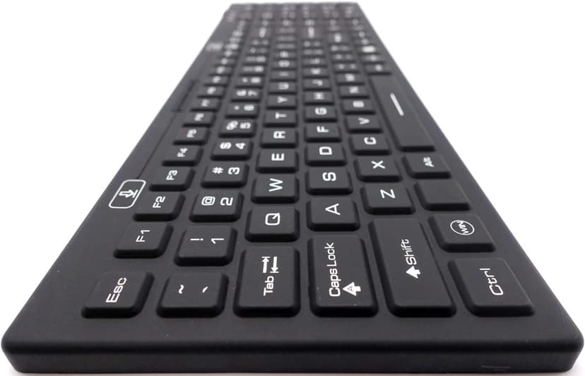 DS International DSI LED Backlit Keyboard with Number Pad - Industrial IP68 Waterproof Rugged Silicone IKB106BL