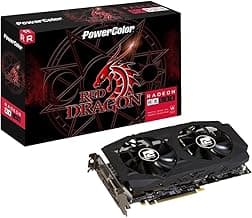PowerColor AMD Radeon RED DRAGON RX 580 8GB GDDR5 1 x DL DVI-D / 1 x HDMI / 3 x DisplayPort Graphics Card (AXRX 580 8GBD5-3DHDV2/OC )