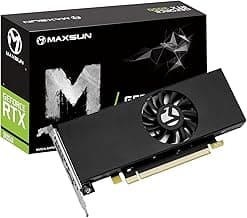 maxsun GeForce RTX 3050 6GB Graphics Cards GDDR6 Video Graphics Card GPU for Gaming PC Mini Small Form Factor SSF Slim Low Profile Design PCI Express 4.0, HDMI 2.1, DisplayPort 1.4a