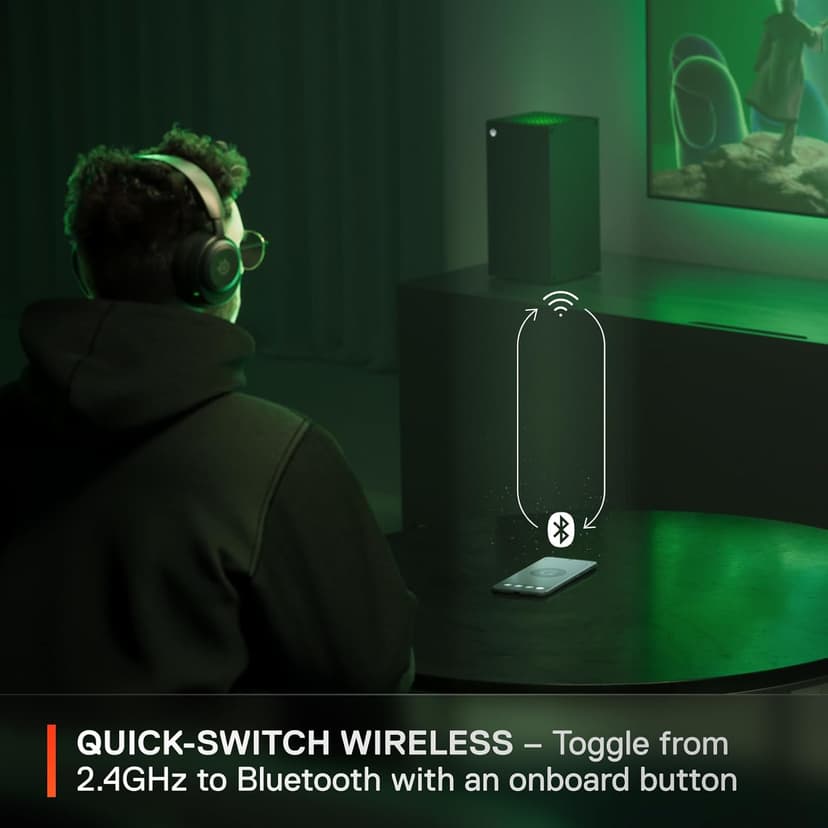 SteelSeries Arctis Nova 5X Wireless Multi-System Gaming Headset — Neodymium Magnetic Drivers — 100+ Audio Presets — 60 HR Battery — 2.4GHz or BT — ClearCast Gen2.X Mic — Xbox, PC, PS, Switch, Mobile