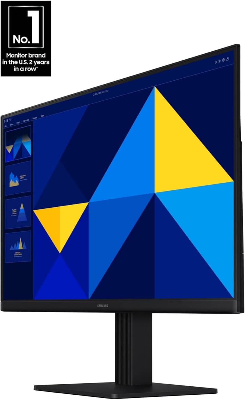 SAMSUNG 22" (S30GD) Essential Monitor with IPS Panel and Tilt Only Stand, 100Hz Refresh Rate, Ergonomic Design, Advanced Eye Care, Game Mode, LS22D304GANXZA
