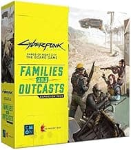 Cyberpunk 2077 Families and Outcasts Board Game Expansion - Introducing The Badlands and New Gang! Immersive Sci-Fi Strategy Game, Ages 14+, 1-5 Players, 90-120 Min Playtime, Made by CMON
