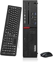 Lenovo ThinkCentre M700 SFF Desktop Computer, 6th Gen Dual Core 6100, up to 3.7 GHz, 16GB DDR4 RAM 1TB SSD, DisplayPort, VGA, Keyboard and Mouse, WiFi, BT, Windows 11 Pro (Renewed)