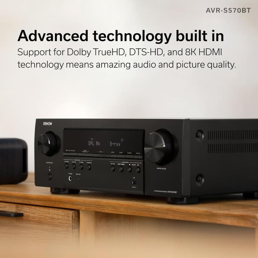 Definitive Technology ProCinema 6D 5.1 Channel Home Theater System with Denon AVR-S570BT AV Receiver Bundle (Renewed)