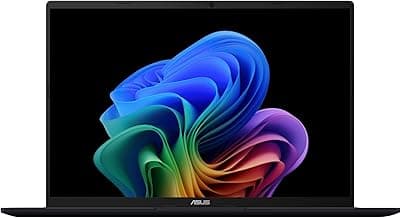 ASUS Vivobook 16 Laptop, Copilot+ PC, 16” WUXGA 60Hz Display, AMD Ryzen AI 7 350 with XDNA NPU, AMD Radeon Graphics, 16GB RAM, 1TB SSD, Quiet Blue, M1607KA-DS76