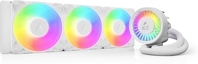 ARCTIC Liquid Freezer III Pro 360 A-RGB (White) - AIO CPU Cooler, 3 x 120 mm Water Cooling, 38 mm Radiator, PWM Pump, VRM Fan, AMD AM5/AM4, Intel LGA1851/1700 Contact Frame - White
