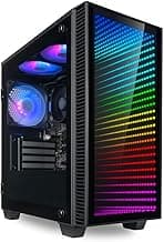 Empowered PC Continuum Micro Student Desktop - AMD Eight Core Ryzen 7 5700G Processor with AMD Radeon Graphics, 32GB RAM, 1TB NVMe SSD, WiFi, Windows 11 Pro - RGB Budget Computer