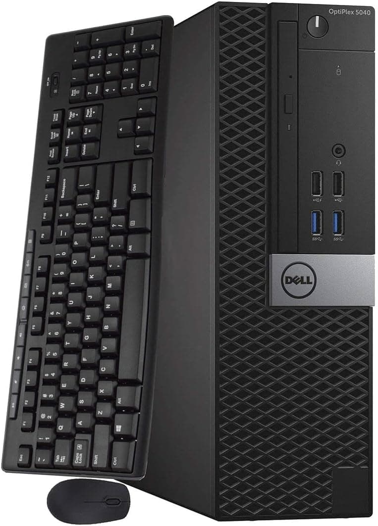 Dell OptiPlex 5040 SFF Desktop Computer Intel PC Quad Core i7-6700 3.40GHz up to 4.0GHz 16GB Ram 512GB NVMe M.2 SSD Built-in WiFi & Bluetooth HDMI Wireless Keyboard and Mouse Windows 10 Pro (Renewed)