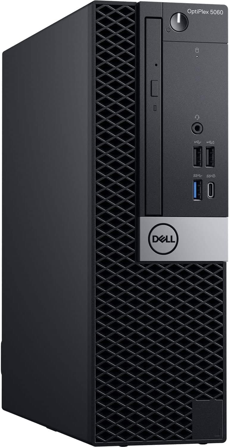 Dell Optiplex 5060 Desktop Computer | Hexa Core Intel i7 (3.2) | 32GB DDR4 RAM | 1TB SSD Solid State | Windows 11 Professional | Home or Office PC (Renewed), Black