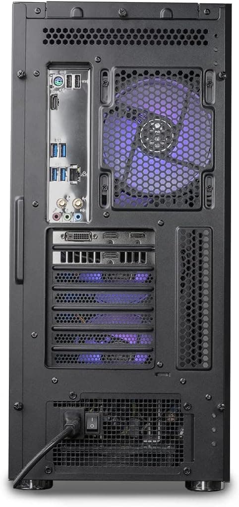 iBUYPOWER Pro Gaming PC Computer Desktop TraceMR 245i (Intel i7 11700F 2.5 GHz, NVIDIA GeForce RTX 2060 12GB, 16GB DDR4, 480 GB SSD + 1 TB HDD, WiFi Ready, VR Ready, Windows 11 Home), Black
