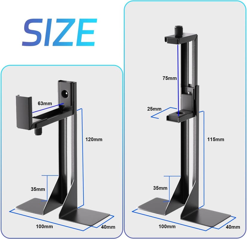 GPU Support Bracket, Graphics Card Support, GPU Brace, Video Card Holder Bracket with Bottom Adhesive, GPU Stand, Adjustable Anti Sag GPU Stand 35-120mm, Support GPU 4090 Thickness Support up to 75mm
